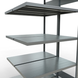 SCHULTE Technique de Stockage - Double montage enfichable. Type 250 kg - 2000x1000x2x500 mm, 10 tablettes