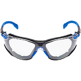 Schutzbrille 3M Solus 1000, EN 166:2001, UVA/UVB/UVC-resistent, abnehmbare Schaumstoffdichtung, beschichtet, Polycarbonatglas, klar