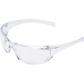 Schutzbrille 3M Virtua AP, EN 166:2001, UVA/UVB/UVC-resistent, integrierte Seitenschilde, beschichtet, Polycarbonatglas, klar
