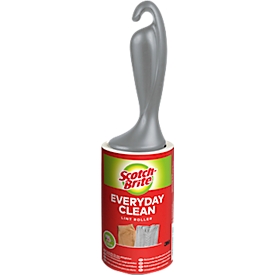 Scotch-Brite™ Fusselroller Everyday Clean, für Kleidung/Möbel, ergonomischer Griff, 1 Stück mit 30 Blatt