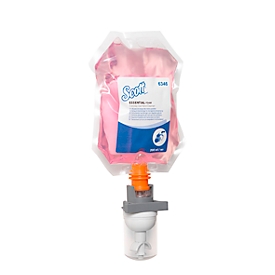 Scott® Schaum-Handreiniger Essential 6346, 500 Portionen/200 ml, 12 Beutel á 0,2 Liter, rosa