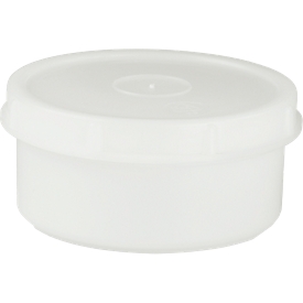 Screw-top container, round, 250 ml, ø 104 x H 50 mm