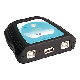 Secomp VALUE Manual USB 2.0 Switch - USB-Umschalter für die gemeinsame Nutzung von Peripheriegeräten - 2 x USB - Desktop