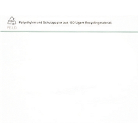 SecurePack document pouch/delivery note pouch, C6, without print, self-adhesive, waterproof, PCR &amp; FSC® kraft paper, transparent, 250 pieces