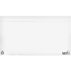 SecurePack document pouch/delivery note pouch, DIN long, without print, self-adhesive, waterproof, PCR &amp; FSC® kraft paper, transparent, 250 pieces