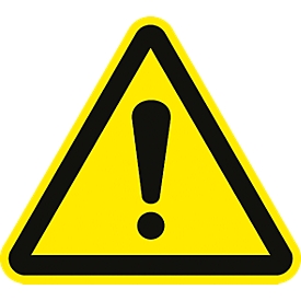 Señal de advertencia "advertencia de zona de peligro", lámina