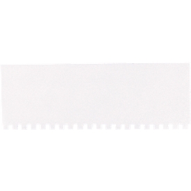 Señales de nombre/identificación, cartón, blanco