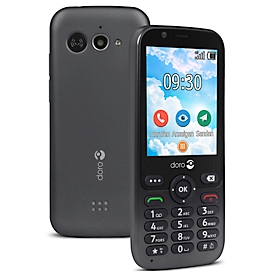 Seniorenhandy Doro 7010, 4G/LTE, 5,45", 3 MP Kamera, WhatsApp & Facebook, SOS-Taste, Ortungsfunktion, intuitiv bedienbar, WiFi/GPS/Bluetooth, graphit