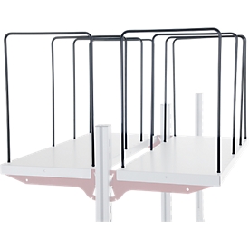 Separador de baldas Rocholz para baldas del sistema Flex, 4 piezas, anchura del soporte 300 mm