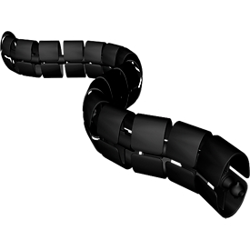 Serpentin pour câbles Premium, L 750 mm, noir