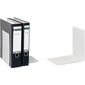 Serre-livre pour classeurs MAUL, 240 x 168 x 240 mm, gris