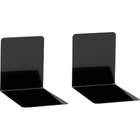 Serre-livres magnétiques MAUL - en métal. 120 x P 140 x H 140 mm - noir