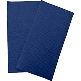 Serviettes Pronappe, 2 plis, 380 x 380 mm, cellulose, bleu marine, 40 pièces