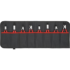 Set borgringtangen, versie 1, 8-delig in opbergtas, 10-60 mm, KNIPEX