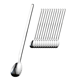 Set cuillère à manche long BETTINA, 12 pièces, L 200 mm, acier inoxydable poli 18/10