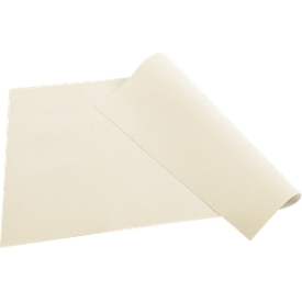 Set de table ProNappe, hydrofuge, effaçable, résistant à la déchirure, L 405 x l 305 mm, Spunbond recyclable, ivoire, 1 boîte de 100 pièces