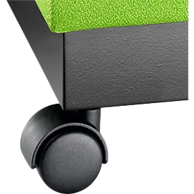 Set of castors, 4 parts for silent.corner