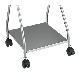Set of castors for waste collector with base