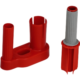 Set of grips for manual shrinking film