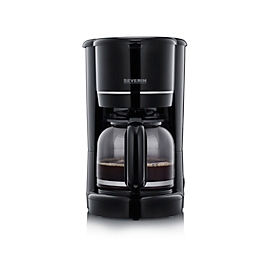 SEVERIN filter coffee maker KA 4320, 10 cups, 1.25 l, 900 W, drip-stop, keep warm function, automatic switch-off, W 250 x H 325 x D 200 mm, black