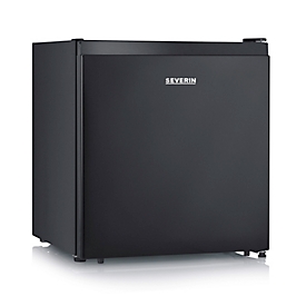 SEVERIN Mini Kühlschrank KB 8879, Schwarz, Kunststoff, 45 l, Kältefach, 2 Türfächer, 1 Glasablage, B 500 x H 445 x T 468 mm