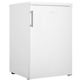 SEVERIN Tischkühlschrank 120Liter, 107 L, LED-Innenbeleuchtung, Veggibox, B 560 x T 575 x H 845 mm, 31 kg, Weiss