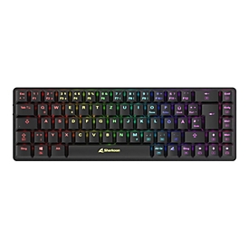 Sharkoon PureWriter W65 - Tastatur - Doppelmodus - 65% - Hintergrundbeleuchtung - kabellos