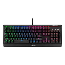 Sharkoon Skiller MECH SGK3 - Tastatur - Hintergrundbeleuchtung - USB - AZERTY - Französisch