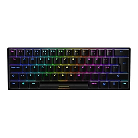 Sharkoon SKILLER SGK50 S4 - Tastatur - Hintergrundbeleuchtung - USB-C - Portugiesisch - Tastenschalter: Kailh Red