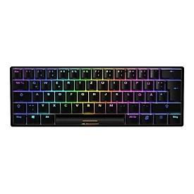 Sharkoon SKILLER SGK50 S4 - Tastatur - Hintergrundbeleuchtung - USB-C - QWERTZ - Deutsch