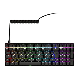 Sharkoon - Tastatur - 96% - Hintergrundbeleuchtung - USB - QWERTZ