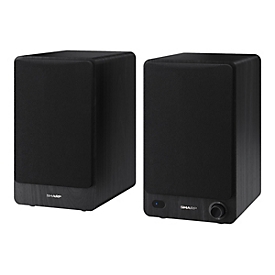 Sharp CP-SS30 - Lautsprecher - 2.0-Kanal - Bücherregal - kabellos - Bluetooth - USB - 60 Watt (Gesamt)