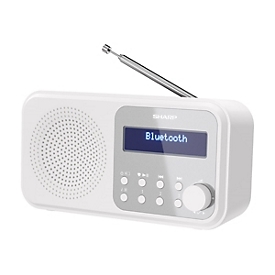 Sharp Tokyo DR-P420 - Tragbares DAB-Radio - Schneeweiß