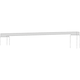 Shelf connector, for Variabo rack rack shelving system