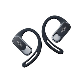 SHOKZ OpenFit Air - True Wireless-Kopfhörer mit Mikrofon - offenes Ohr - über dem Ohr angebracht - Bluetooth - Schwarz