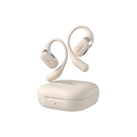 SHOKZ OpenFit - True Wireless-Kopfhörer mit Mikrofon - offenes Ohr - über dem Ohr angebracht - Bluetooth - beige