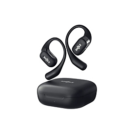 SHOKZ OpenFit - True Wireless-Kopfhörer mit Mikrofon - offenes Ohr - über dem Ohr angebracht - Bluetooth - Schwarz