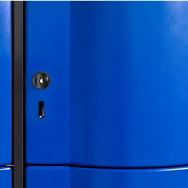 Sicherheits-Drehriegel für C+P Schließfachschränke Resisto, ergonomisch, dreht in geschlossenem Zustand durch, Stahl, schwarz