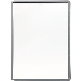Sichttafel, A4, 5 Stück, anthrazit