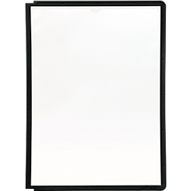 Sichttafeln A4, 5 Stück, schwarz