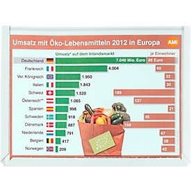 Sichttaschen, farbig, DIN A4 quer, grau, 10 Stück