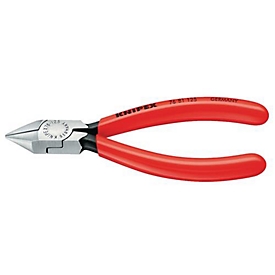 Side cutters L.125mm form 8 facet yes,small head pol.Ku.-coating KNIPEX