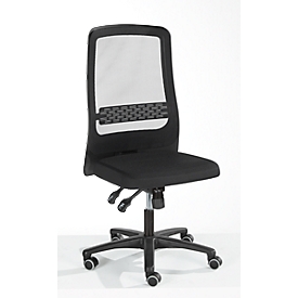 Siège de bureau ECCON plus-8 Prosedia, mécanisme synchrone, sans accoudoirs, filet, noir