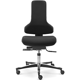 Siège de bureau Tec profile IS 2011 AB, mécanisme synchrone avec incl. autom. de l'assise, sans accoudoirs, noir
