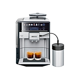 Siemens Kaffeevollautomat TE657M03DE EQ.6 plus s700, für Bohnen, 1500 W, bis 1,7 l/300 g, Milchaufschäumer, inkl. Zubehör, edelstahlfarben