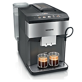 Siemens Kaffeevollautomat TP516DX3 EQ.500 classic connect, für Bohnen, 1500 W, bis 1,9 l/270 g, inkl. Zubehör, edelstahlfarben-schwarz