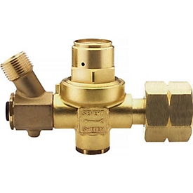 SIEVERT kleine propaan drukregelaar, 2 bar, 4 kg/h, B 21.8 x 1/14" LH, zonder manometer