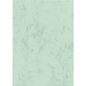 Sigel marmerpapier, fijn papier, DIN A4, 200 g, 50 vellen, pastelgroen