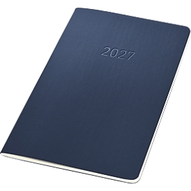 Sigel Monats-Kalenderheft Conceptum 2027, A5, Softcover, 64 Seiten, 2 Seiten pro Monat, dunkelblau