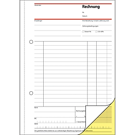 sigel® Rechnungsbuch SD031, DIN A5 hoch, 2 x 40 Blatt, selbstdurchschreibend
